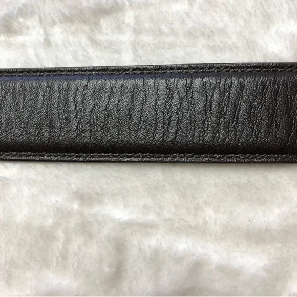 Cansooba Dark Brown Leather Belt Size 36 - Picture 8 of 10